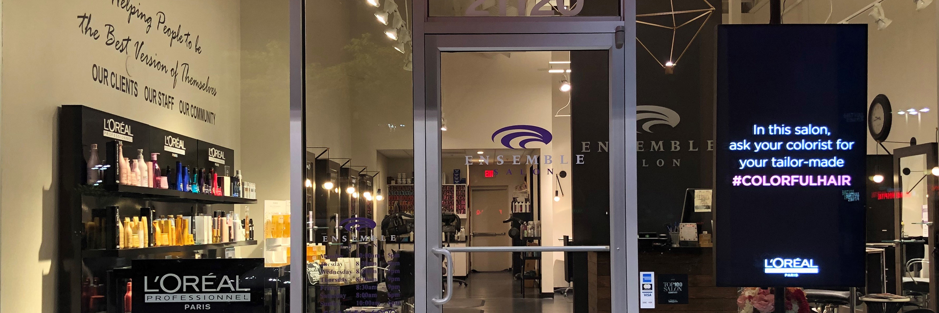 Darren Wood Ensemble Salon Window